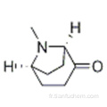 8-azabicyclo [3.2.1] octan-2-one, 8-méthyle -, (57191733,1R, 5S) CAS 56620-28-1